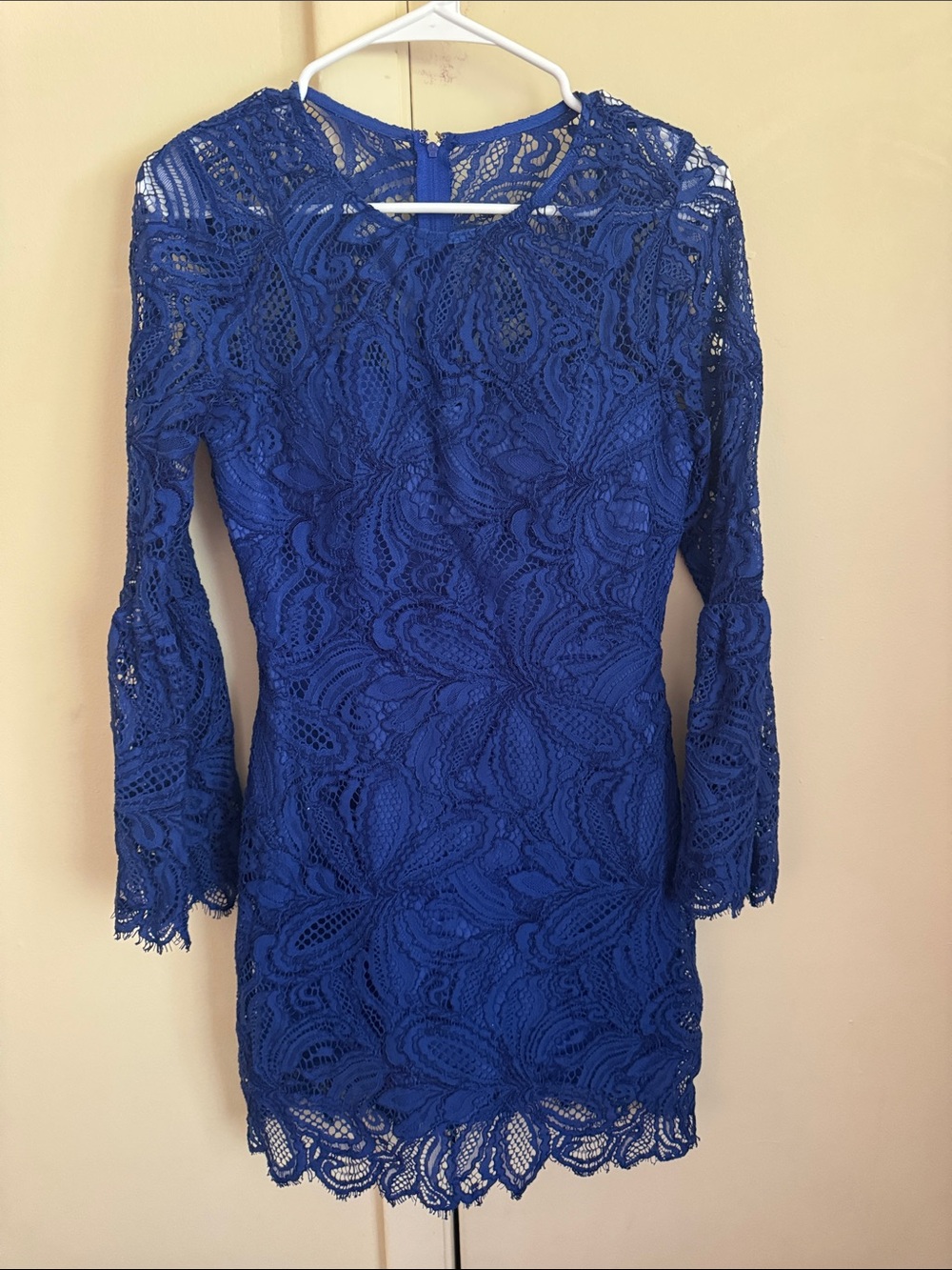 Lilly Pulitzer Royal Blue Romper With Lace Overlay